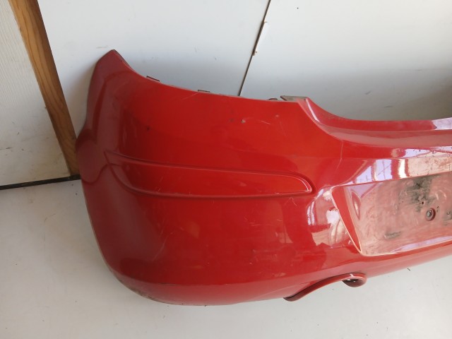 17312 Opel Corsa D 2006-2014 hátsó Lökhárító Piros 3 ajtós