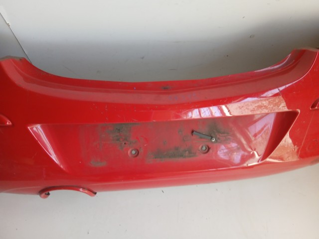 17312 Opel Corsa D 2006-2014 hátsó Lökhárító Piros 3 ajtós