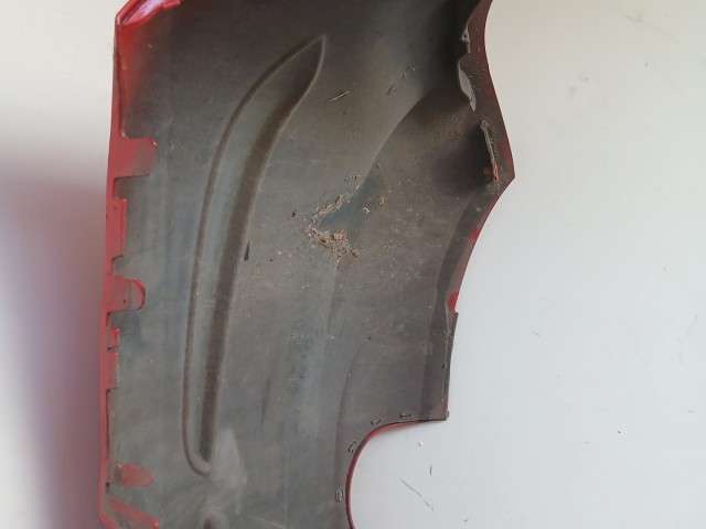 17312 Opel Corsa D 2006-2014 hátsó Lökhárító Piros 3 ajtós