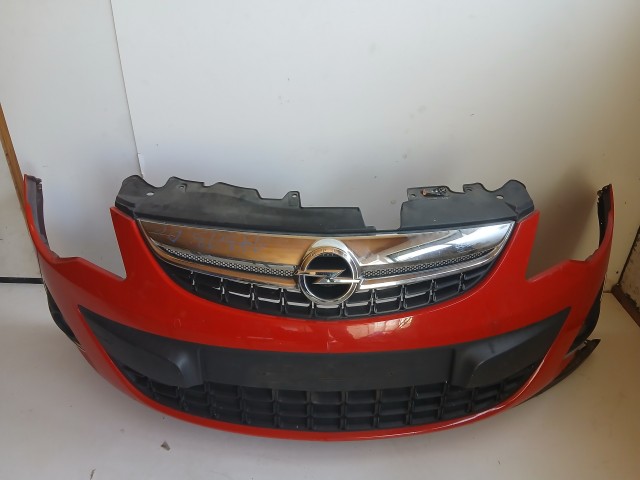 17313 Opel Corsa D első Lökhárító Piros Facelift