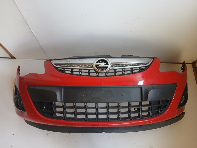 17313 Opel Corsa D első Lökhárító Piros Facelift