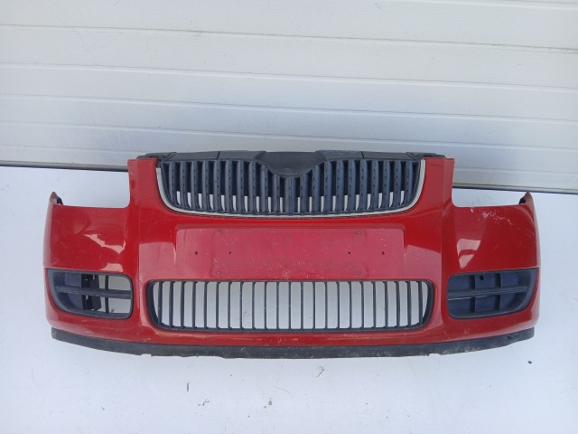 17368 Skoda Roomster első Lökhárító Piros