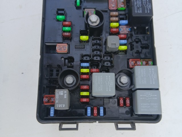 Opel Corsa E 2014- 2014-2019 Biztositéktábla