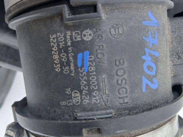 Opel Zafira C 2011-2017 Légtömeg mérő Használt  