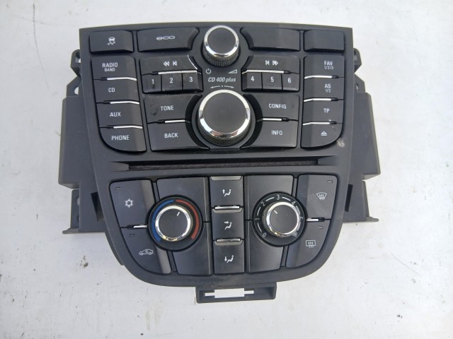 Opel Astra J 2009-2015 Közép konzol Cd 400 Plus Középkonzol Vezérlő Panel