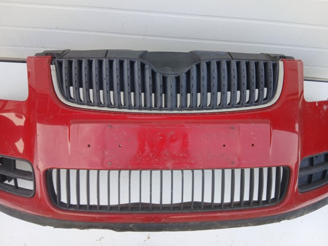 17368 Skoda Roomster első Lökhárító Piros