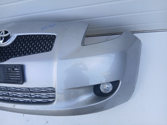 17361 Toyota Yaris II. 2005-2011(xp90) 2005-2011első Lökhárító Ezüst 