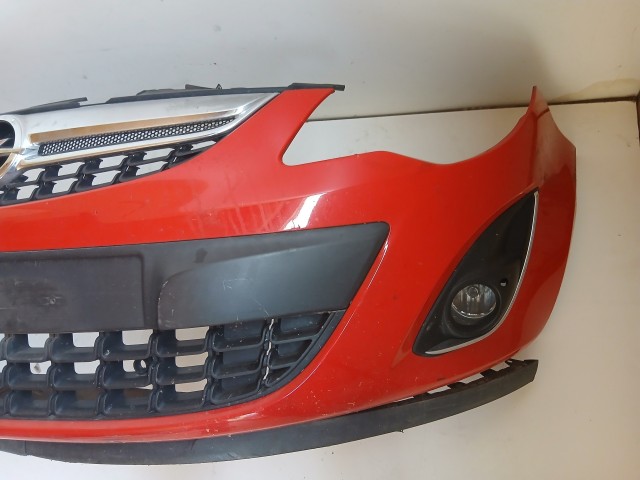 17313 Opel Corsa D első Lökhárító Piros Facelift