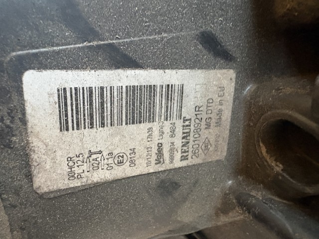 17438 Renault Clio III.  Jobb első Lámpa Fényszóró