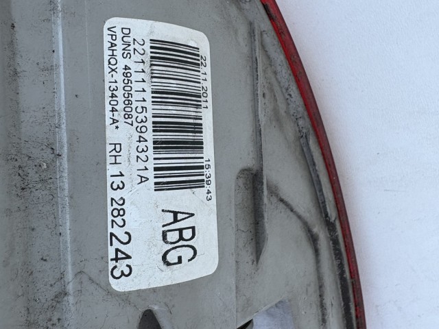 17509 Opel Astra J Kombi Jobb hátsó Lámpa