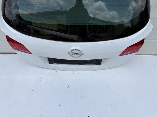 17546 Opel Astra J 2009-2015 Csomagtérajtó Használt  Fehér