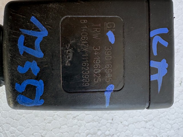 Opel Astra K 2015-2021 Biztonsági öv csat