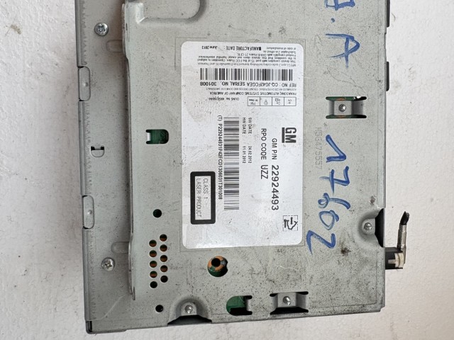 Opel Astra J 2009-2015 Rádió Használt   