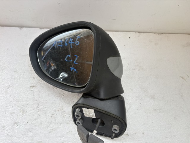 17646 Opel Zafira C 2011-2017 Bal Tükör Használt Z179 Szürke