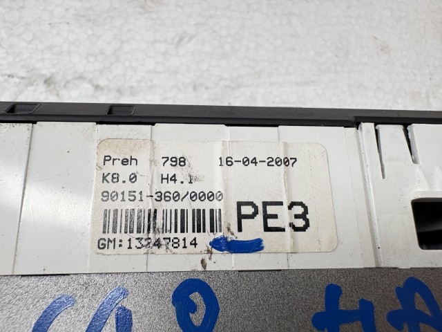 Opel Astra H 2004-2010 Fűtéskapcsoló Használt