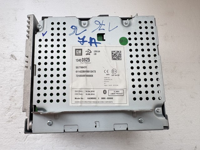 Opel Astra J 2009-2015 Rádió Használt   