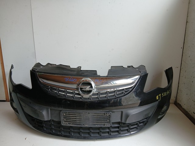 17660 Opel Corsa D 2012 Facelift első Lökhárító Fekete Z22c