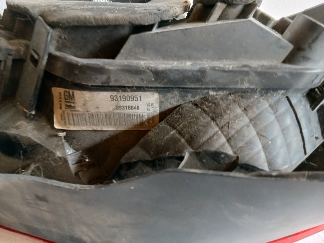 17993 Opel Corsa D 2006-2014  Jobb hátsó Lámpa