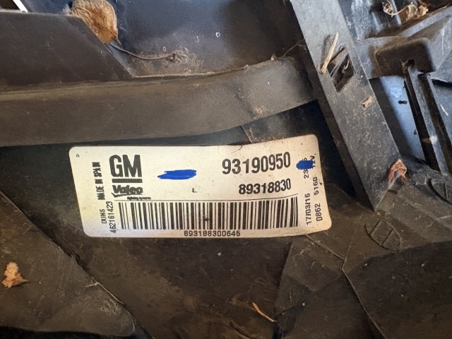 18045 Opel Corsa D 2006-2014 Bal hátsó Lámpa 5 ajtós