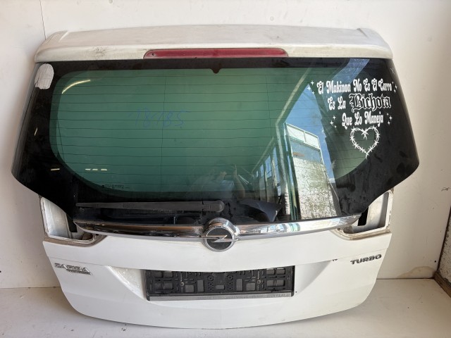 18185 Opel Zafira C 2011-2017 Csomagtérajtó Használt  Fehér