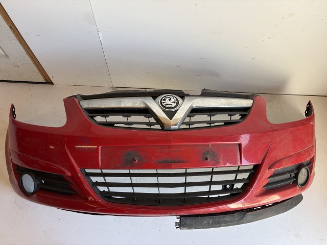18182 Opel Corsa D 2006-2010 első Lökhárító Piros