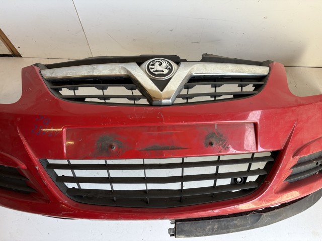 18182 Opel Corsa D 2006-2010 első Lökhárító Piros