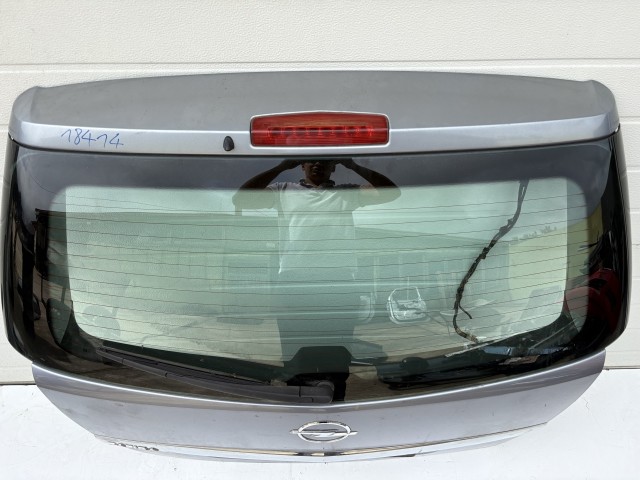 18414 Opel Zafira B 2005-2014 2005-2014 Csomagtérajtó Használt Z163 Kékes szürke 