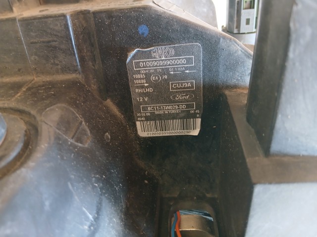18360 Ford Transit Jobb első Lámpa Fényszóró