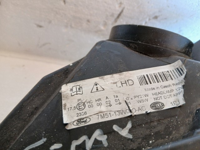 18356 Ford C-max MK1 2003-2011 Bal első Lámpa Fényszóró
