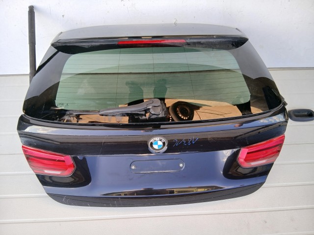 18316 BMW 3 F35 Kombi 2011-2019 Csomagtérajtó Használt  Fekete