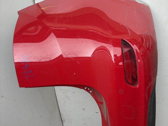18484 Opel Zafira C 2011-2017 hátsó Lökhárító  Piros 4 radaros