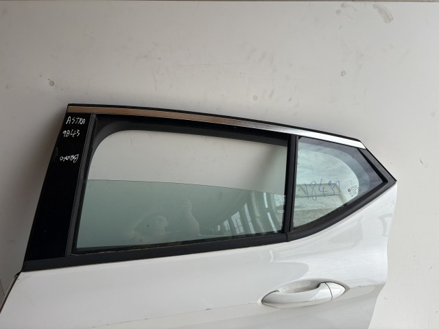 18491 Opel Astra K 2015-2021 Bal hátsó Ajtó Fehér 5 ajtós