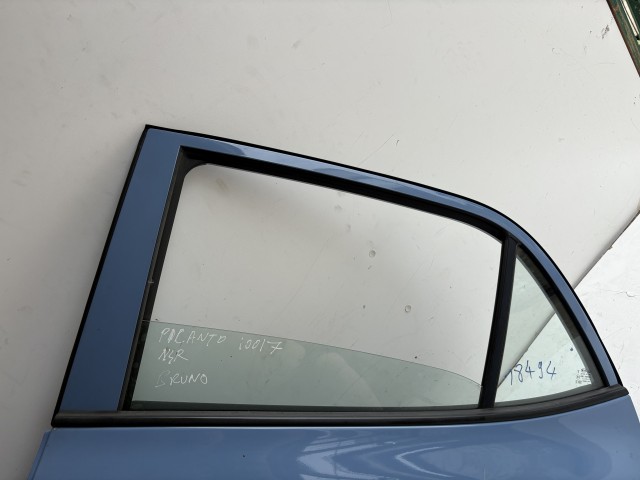 18494 Kia Picanto (JA) 2017- Bal hátsó Ajtó Kék 