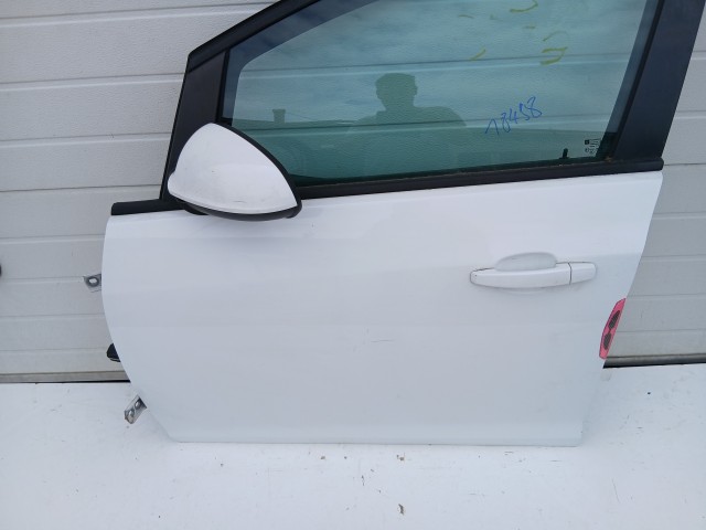 18498 Opel Astra J 2009-2015 Bal első Ajtó Fehér Z40r