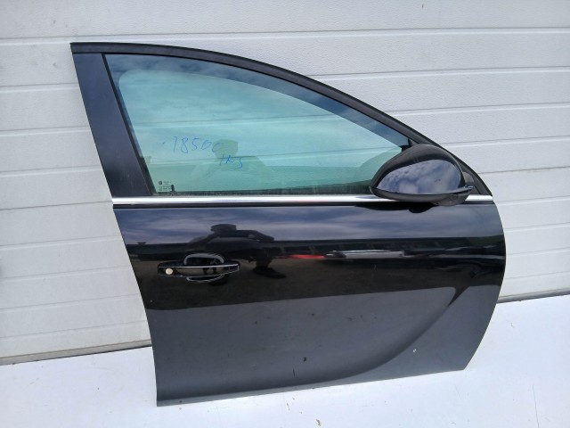 18500 Opel Insignia 2008-2016 Jobb első Ajtó Fekete Z22c