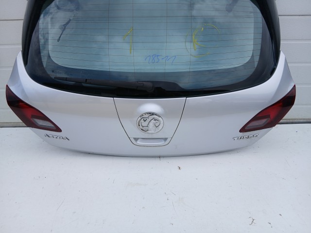 18511 Opel Astra J 2009-2015 Csomagtérajtó Z176 Ezüst 5 ajtós