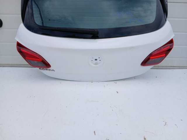 18515 Opel Corsa E 2014-2019 Csomagtérajtó Fehér 3 ajtós