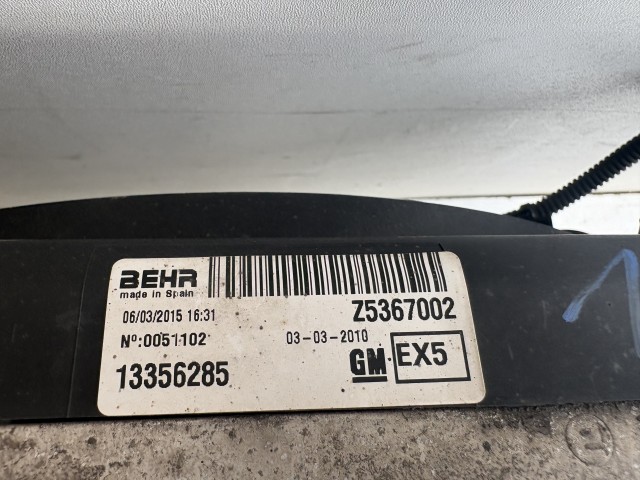 Opel Meriva B 2010-2017 A14xer 1.4 szívóbenzin hűtősor 
