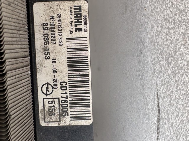 Opel Corsa E 1.4 Benzin B14xer hűtősor