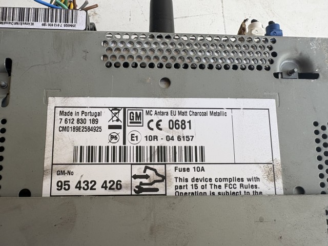 Opel Corsa D 2006-2014 Touch & Connect Rádió érintőképernyős