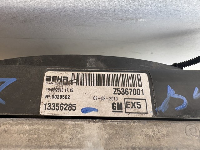 Opel Meriva B 1.4 Szívó Benzin a14xer 2010-2017 hűtősor