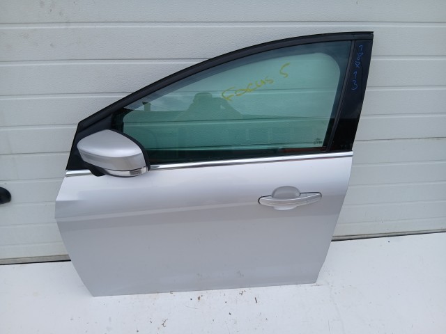 18713 Ford Focus Mk3 2011-2018 Ajtó Használt Bal első Ezüst