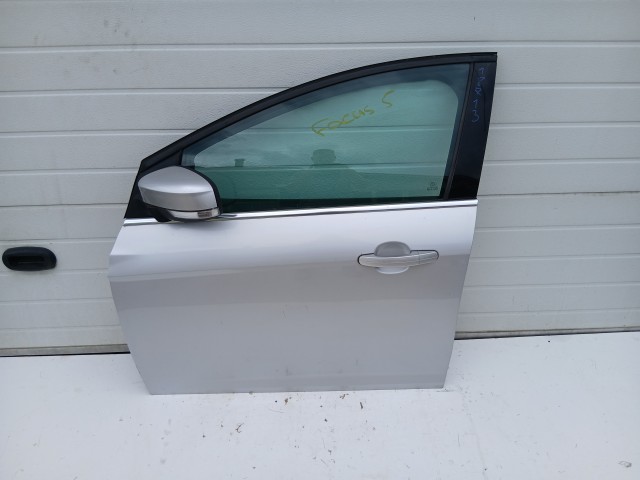 18713 Ford Focus Mk3 2011-2018 Ajtó Használt Bal első Ezüst