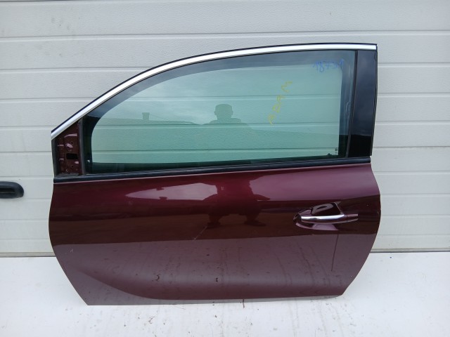 18731 Opel Adam 2012-2019 Bal első Ajtó Bordó 