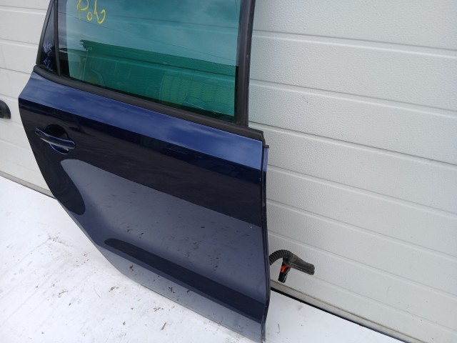 18727 Volkswagen Polo 6r 2009-2017 Jobb hátsó Ajtó Kék