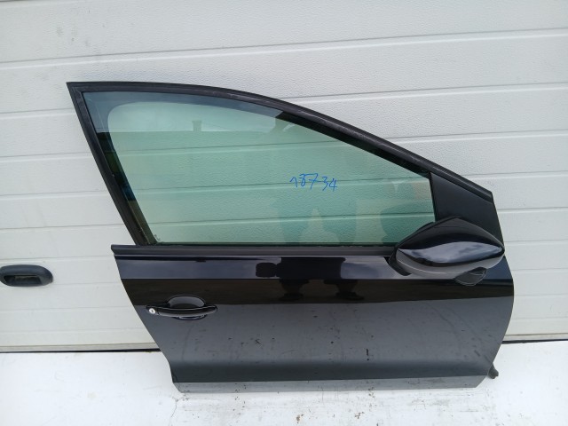 18734 Volkswagen Polo 6r 2009-2017 Jobb első Ajtó Fekete