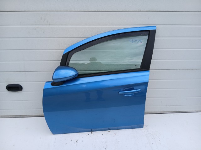 18738 Opel Corsa E 2014-2019 Bal első Ajtó Kék
