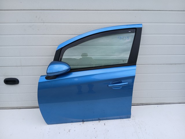 18738 Opel Corsa E 2014-2019 Bal első Ajtó Kék