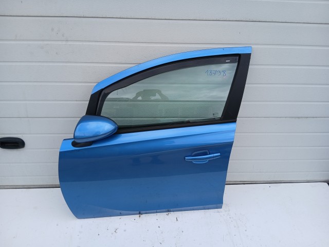 18738 Opel Corsa E 2014-2019 Bal első Ajtó Kék