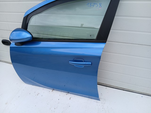 18738 Opel Corsa E 2014-2019 Bal első Ajtó Kék